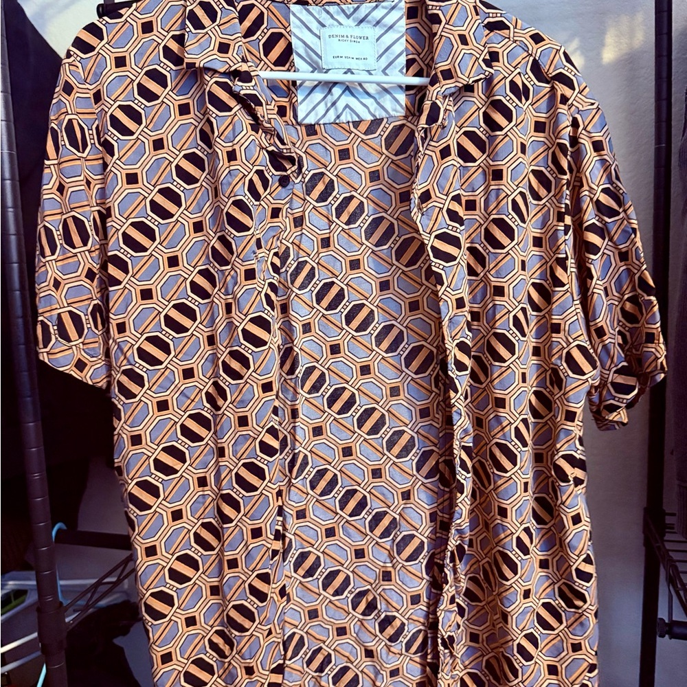 Stylish Geometric Patterned Shirt